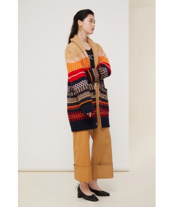 Maxi cardigan en jacquard offre 