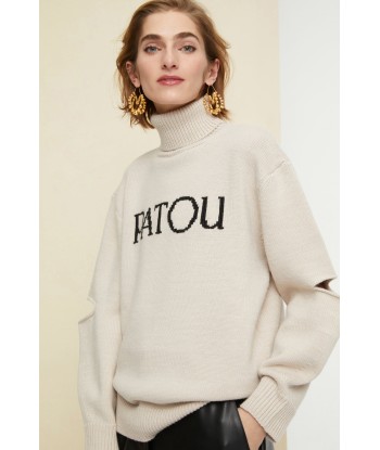 Pull Patou en laine à découpes sur le site 