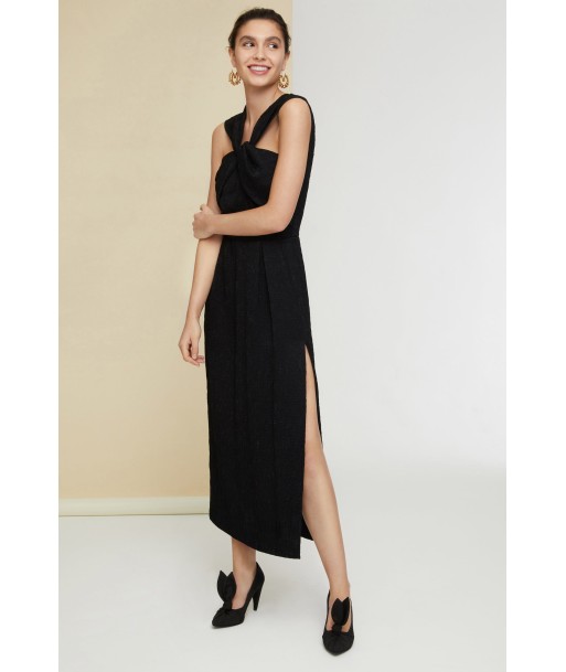 Robe longue à col twist store