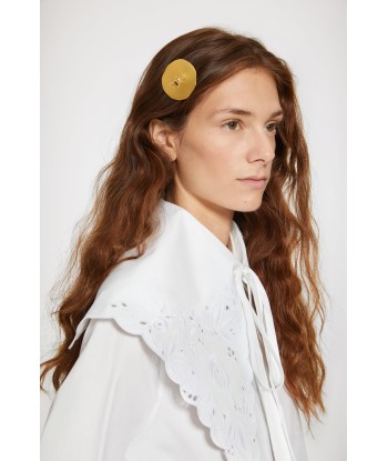 Barrette visage en laiton soldes