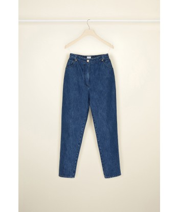 Pantalon fuselé en denim bio en linge