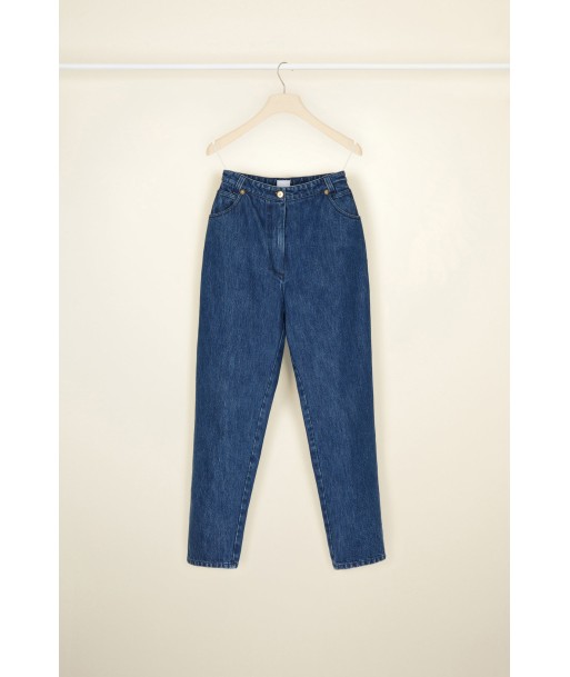 Pantalon fuselé en denim bio en linge