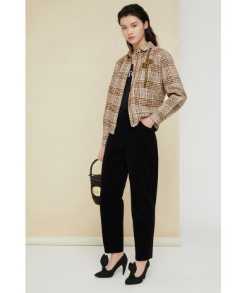 Blouson en coton tartan pas cher 