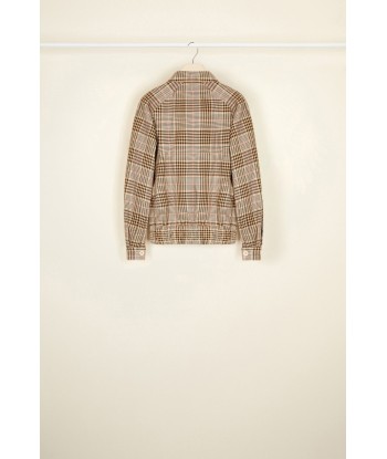 Blouson en coton tartan pas cher 