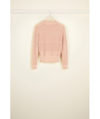 Pull en crochet en coton bio Livraison rapide