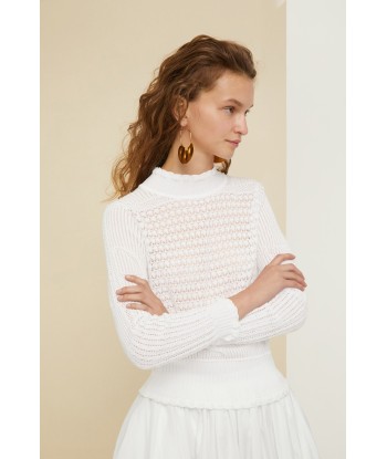 Pull en crochet en coton bio Par le système avancé 