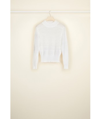 Pull en crochet en coton bio Par le système avancé 