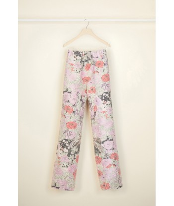 Pantalon large en jacquard de la marque