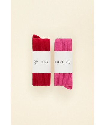 Lot de deux paires de chaussettes en coton bio Venez acheter