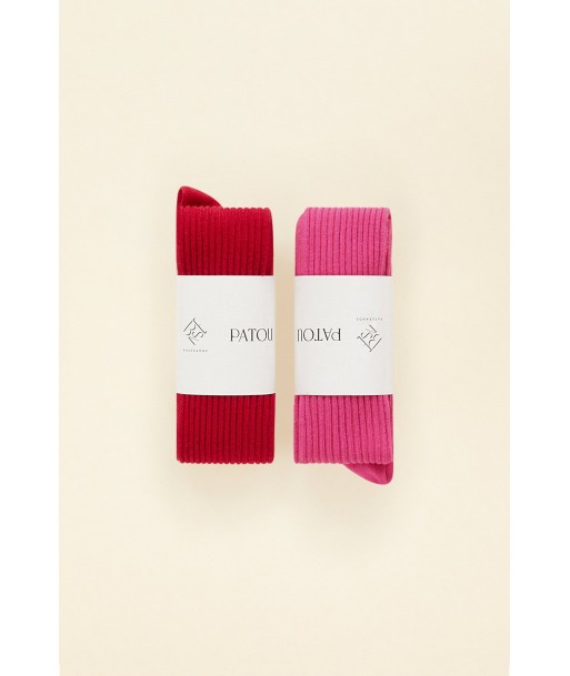 Lot de deux paires de chaussettes en coton bio Venez acheter