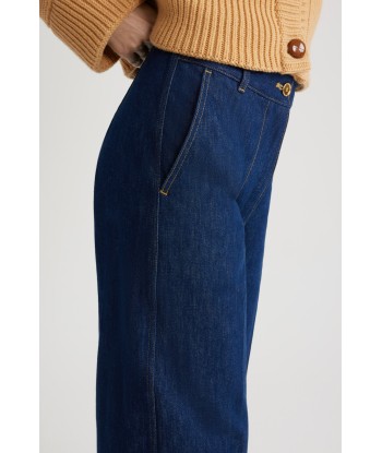 Pantalon en denim bio à revers offre 