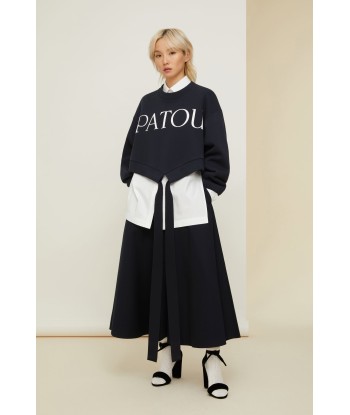 Sweatshirt Patou court en coton bio le concept de la Pate a emporter 