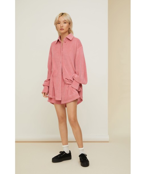 Chemise éponge oversize en coton bio En savoir plus