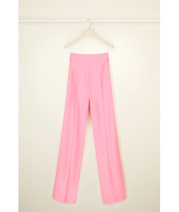 Pantalon droit en coton bio et laine vous aussi creer 