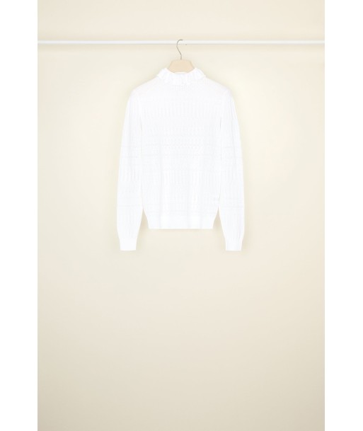 Pull en maille ajourée en coton bio pour bénéficier 