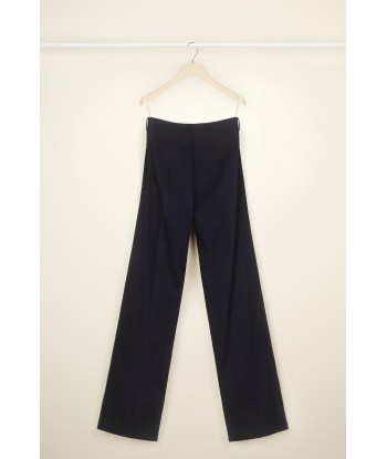 Pantalon droit en coton bio de France