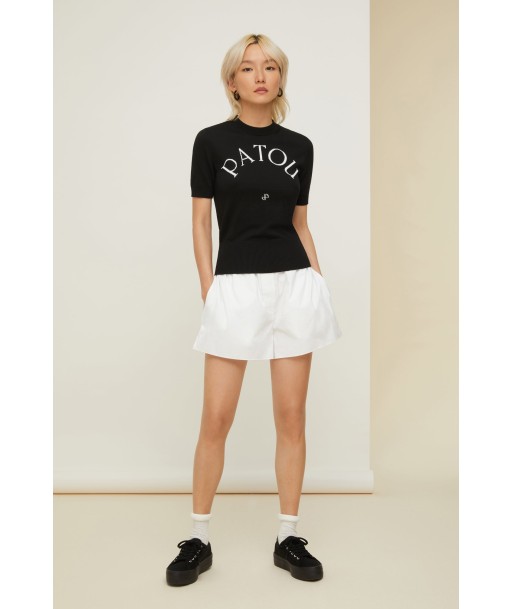 Short court en coton bio basket pas cher