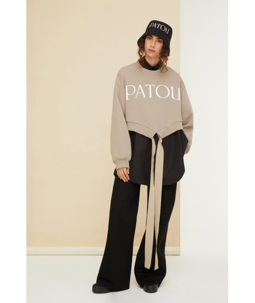 Sweatshirt Patou court en coton bio votre