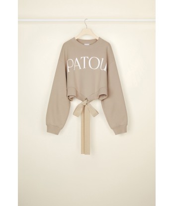 Sweatshirt Patou court en coton bio votre