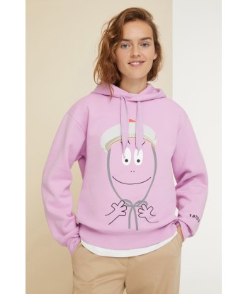 Sweatshirt Barbapapa unisexe en coton bio à prix réduit toute l'année