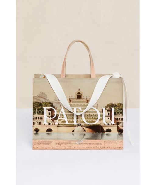 Tote-bag toile imprimée Patou en coton bio l'achat 