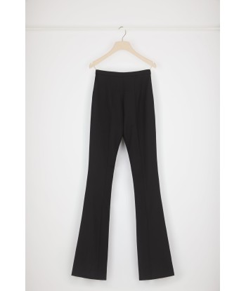 Pantalon ajusté évasé en laine vierge 50-70% off 