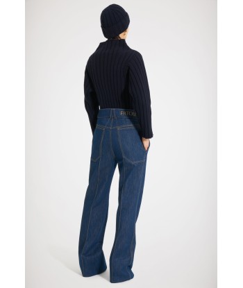 Pantalon évasé en denim bio commande en ligne