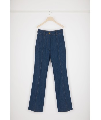 Pantalon évasé en denim bio commande en ligne