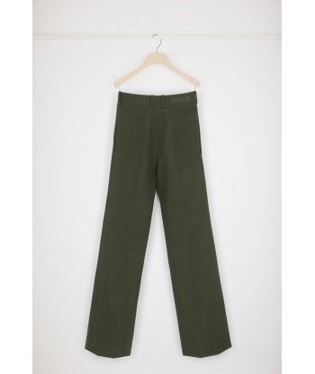 Pantalon évasé en coton bio Dans la société mordern