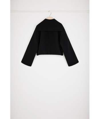 Manteau court en laine double face shop