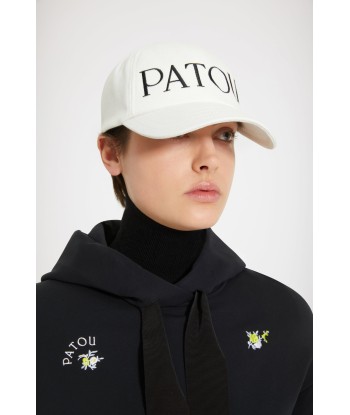 Sweatshirt à capuche brodé en coton bio 50% de réduction en Octobre 2024