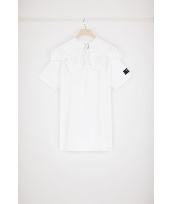 Robe t-shirt en coton bio à col amovible store