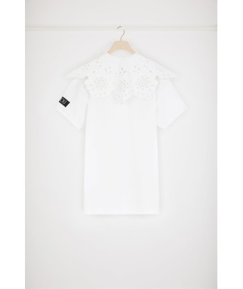 Robe t-shirt en coton bio à col amovible store