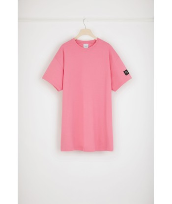 Robe t-shirt en coton bio à col amovible pas cher 