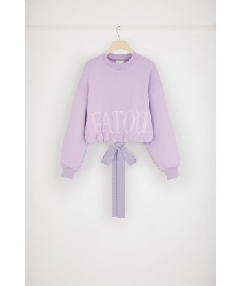 Sweatshirt Patou court en coton bio vous aussi creer 