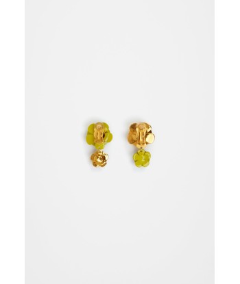 Doubles boucles d’oreilles à fleurs les ctes