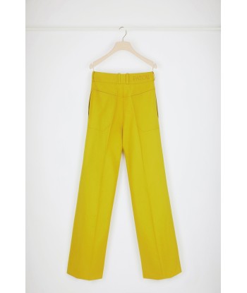 Pantalon évasé en coton bio plus qu'un jeu 