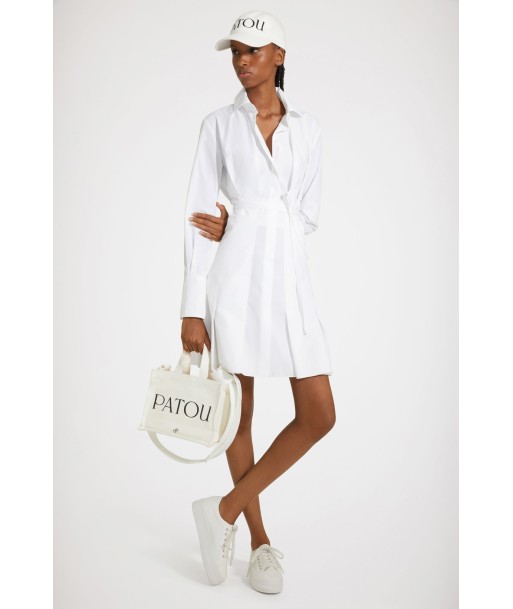 Robe chemise plissée en coton bio prix pour 