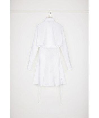 Robe chemise plissée en coton bio prix pour 