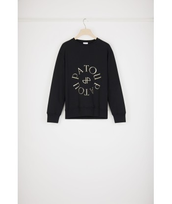 Sweatshirt à logo médaillon en coton bio vous aussi creer 