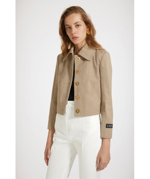 Veste courte en gabardine bio offre 