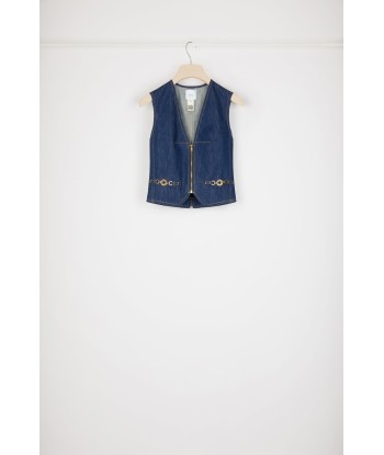 Gilet zippé en denim bio Le MVP de beaucoup