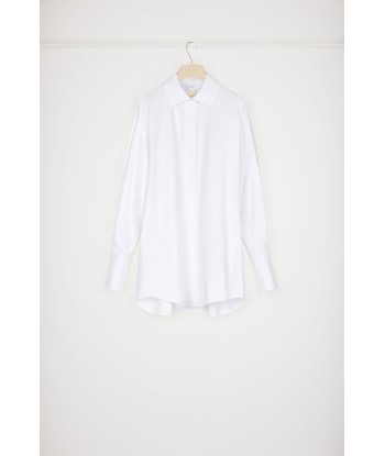 Robe chemise courte en coton bio outlet