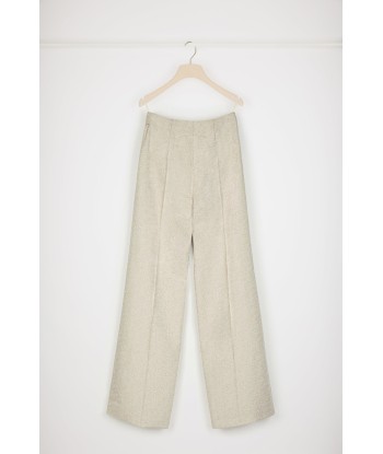 Pantalon iconique en jacquard de coton bio meilleur choix