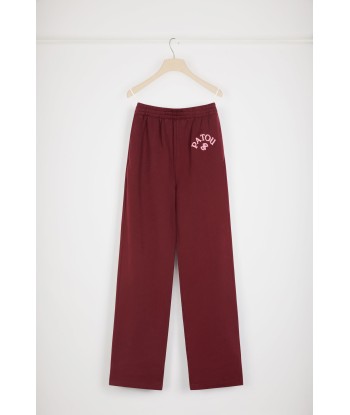 Pantalon de jogging à broderie bouclette en coton bio hantent personnes