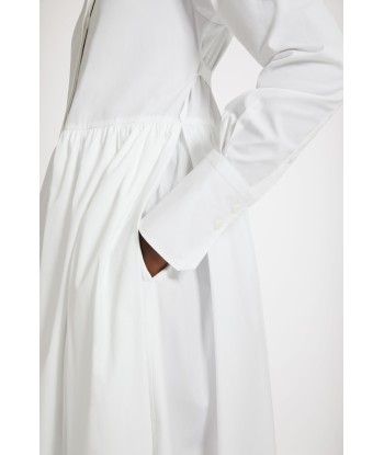 Robe chemise midi en coton bio store