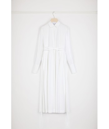 Robe chemise midi en coton bio store