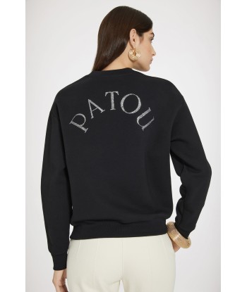 Sweatshirt Patou à strass en coton bio acheter