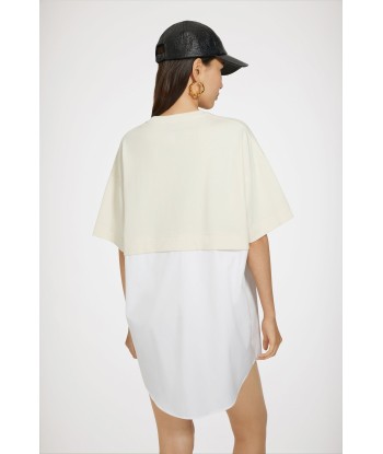 Robe t-shirt hybride en coton bio de la marque