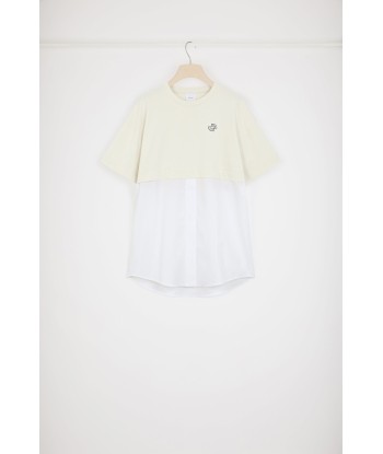 Robe t-shirt hybride en coton bio de la marque